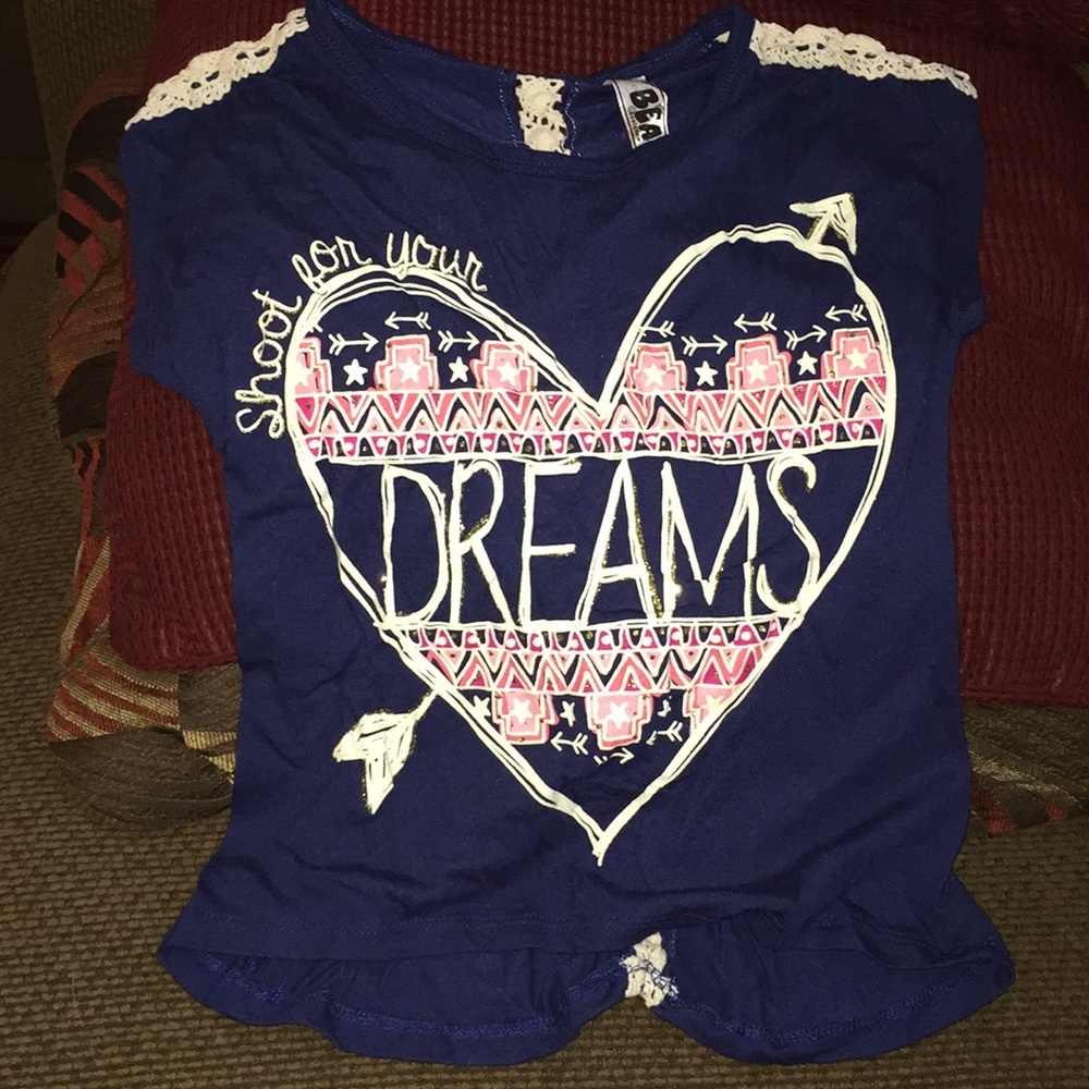 Shoot for your dreams kids top